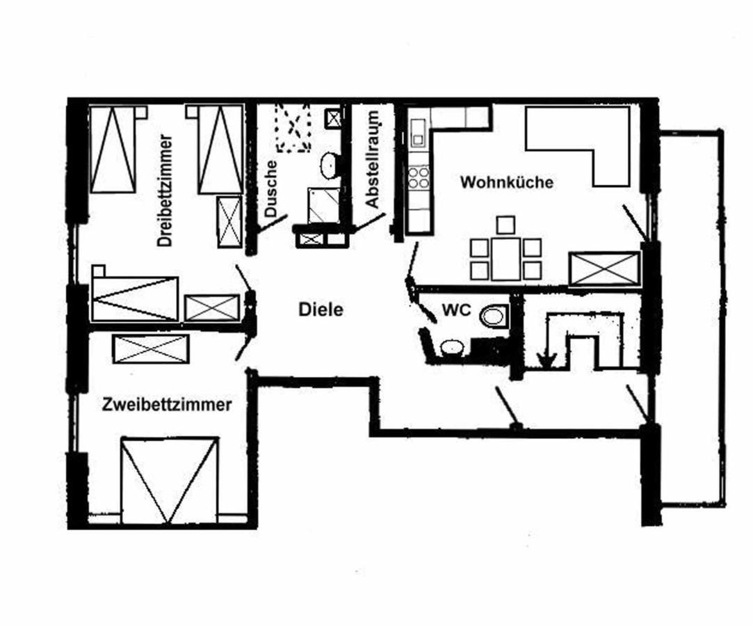 Ferienhaus Guenztal, Fam. Botzenhart Ellzee Exteriér fotografie